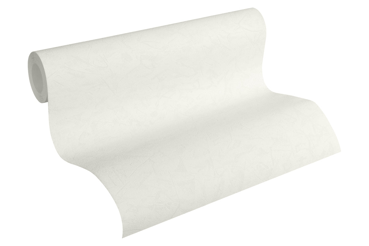 A.S. Création Unitapete Uni Weiß 351822 Tapete Happy Spring Wandtapete Design