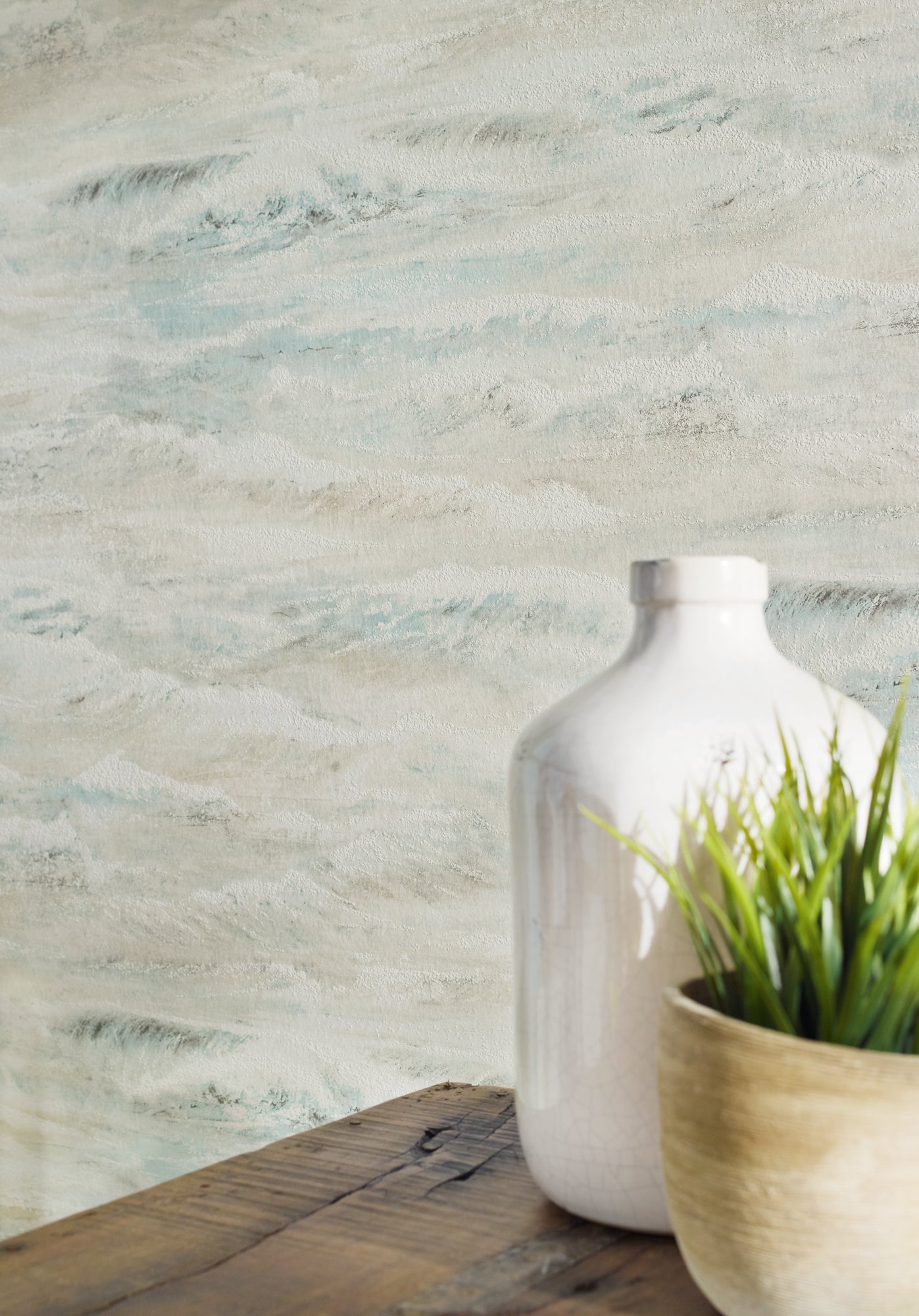 A.S. Création Tapete Attractive 2 354091 Weiß Struktur Wandtapete Vliestapeten