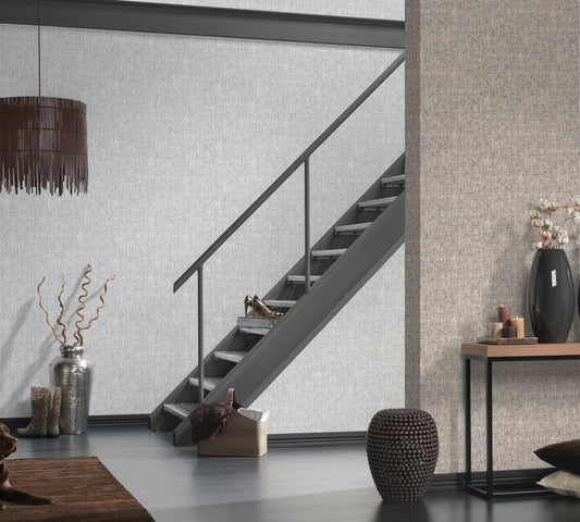 A.S. Création Tapete Attractive 2 354426 Grau Struktur Wandtapete Vliestapeten