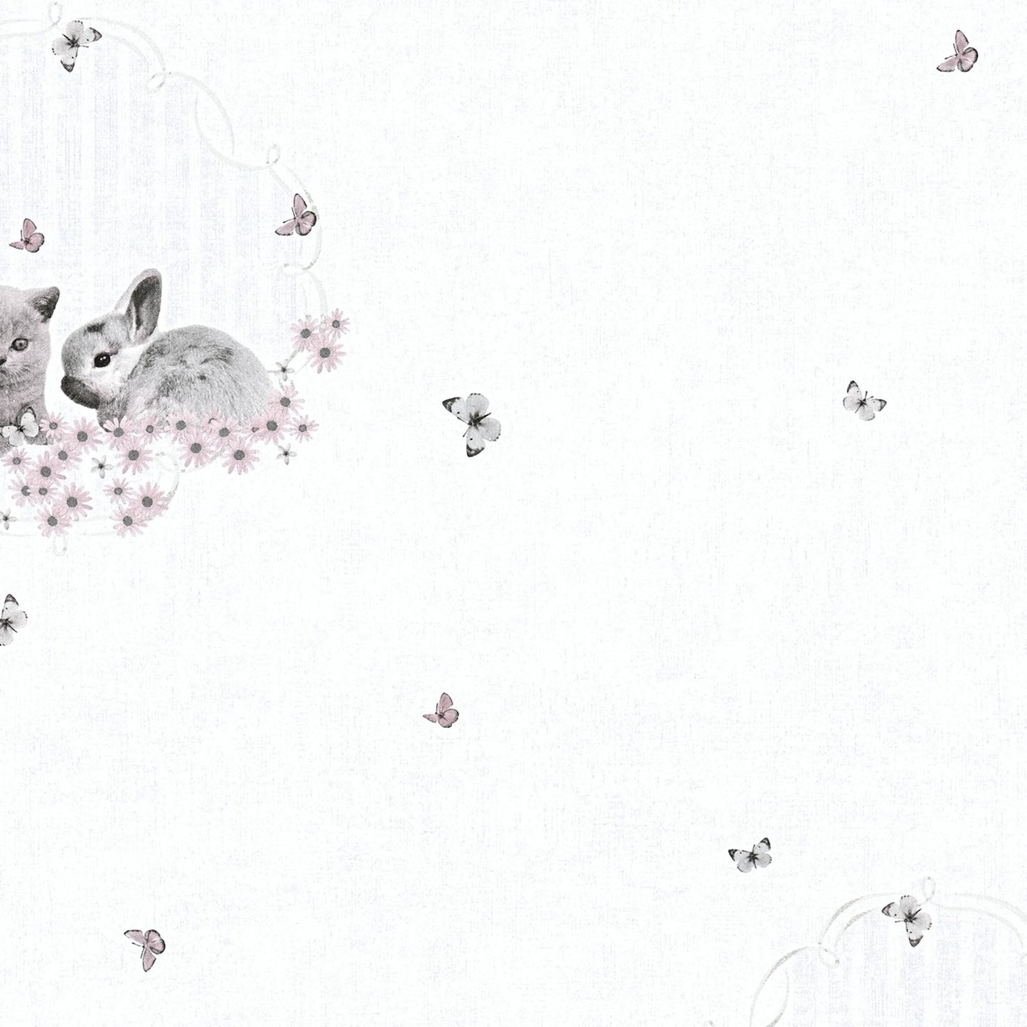 Kinderzimmertapete Grau Vliestapete 355642 Wandtapete A.S. Création Tapete