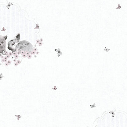 Kinderzimmertapete Grau Vliestapete 355642 Wandtapete A.S. Création Tapete