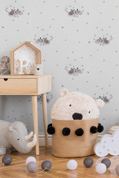 Kinderzimmertapete Grau Vliestapete 355642 Wandtapete A.S. Création Tapete