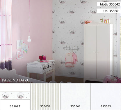 Kinderzimmertapete Grau Vliestapete 355642 Wandtapete A.S. Création Tapete