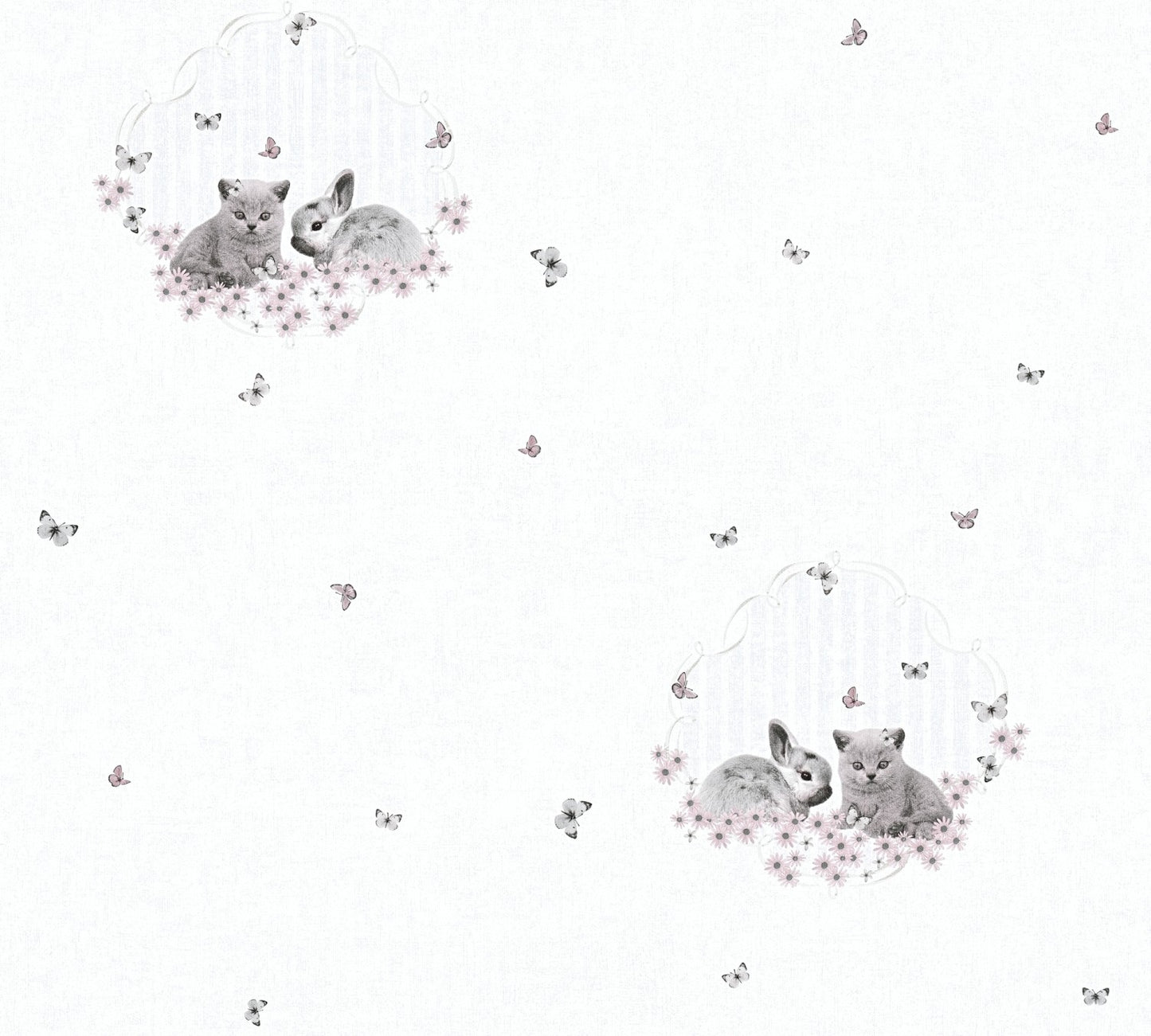 Kinderzimmertapete Grau Vliestapete 355642 Wandtapete A.S. Création Tapete