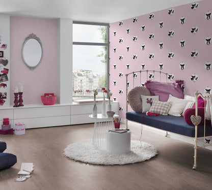 Unitapete Rosa Vliestapete 355666 Wandtapete einfarbig A.S. Création Tapete