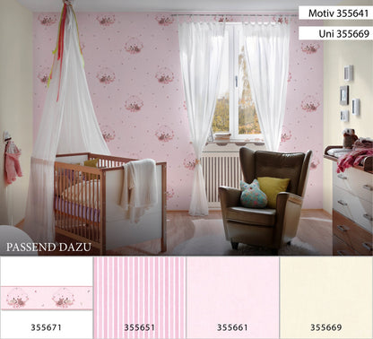 Bordüre Kinderzimmer Tapete Rosa Vlies Borte 355671 Wand Tapete A.S. Création