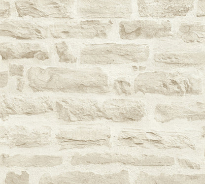 Steintapete Beige Vliestapete 355803 Wandtapete A.S. Création Tapete