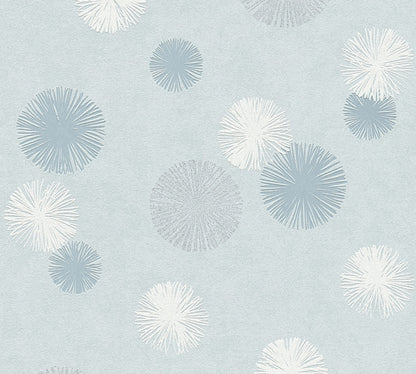 A.S. Création Punkte Kreistapete Blau 356073 Wandtapete Vlies Vinyl Rolle Tapete