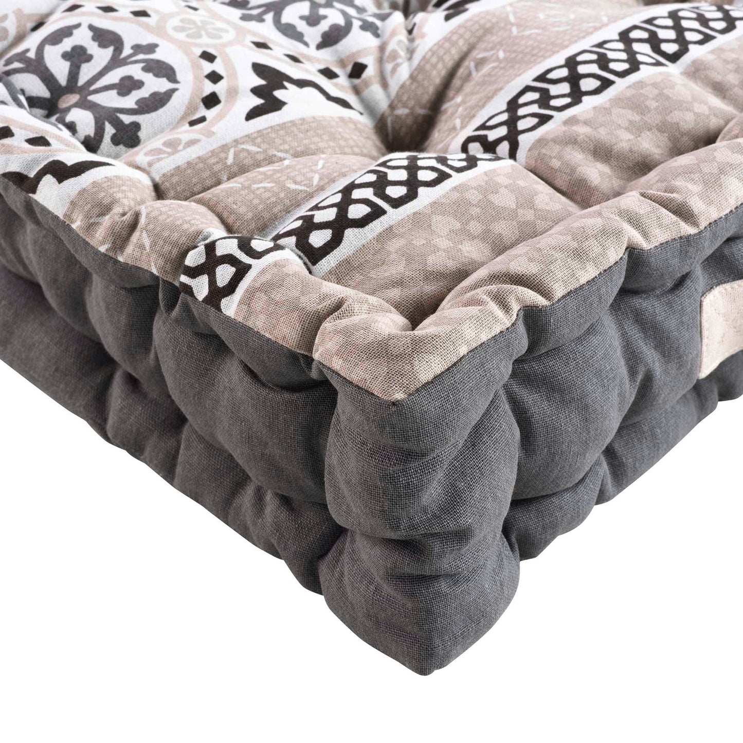 Sitzkissen Stuhlkissen Bank Auflage 45x45x10 Indoor Outdoor Baumwolle Polsterung