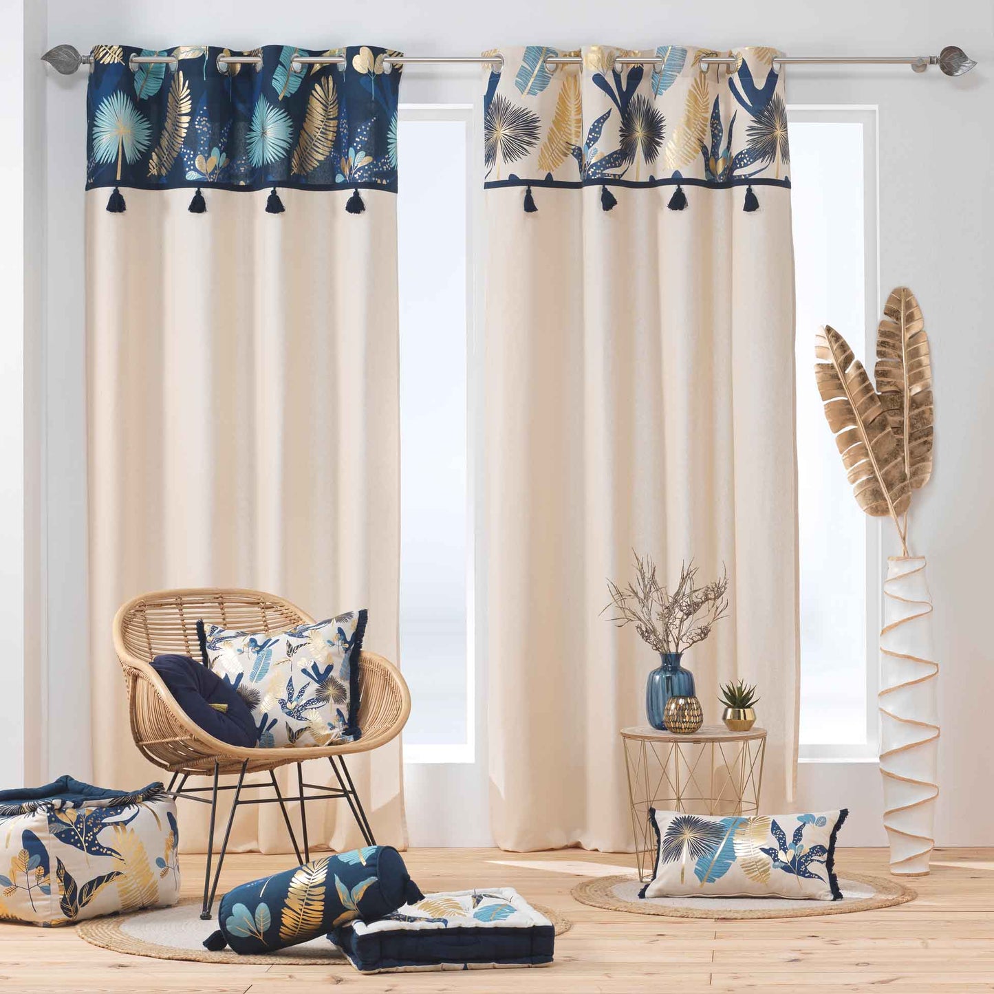 Sitzkissen Stuhlkissen Bank Auflage 45x45x10 Indoor Outdoor Baumwolle Polsterung