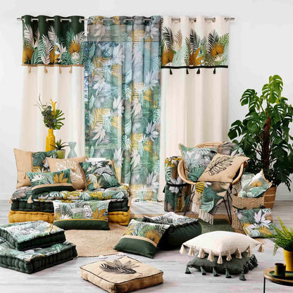 Sitzkissen Stuhlkissen Bank Auflage 45x45x10 Indoor Outdoor Baumwolle Polsterung