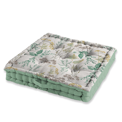 Sitzkissen Stuhlkissen Bank Auflage 45x45x10 Indoor Outdoor Baumwolle Polsterung