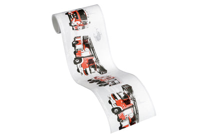 Bordüre Kinderzimmer Borte Rot Feuerwehr 358141 Wandtapete A.S. Création Tapete