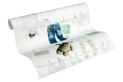 Kinderzimmertapete Grün Vliestapete 358442 Wandtapete A.S. Création Tapete