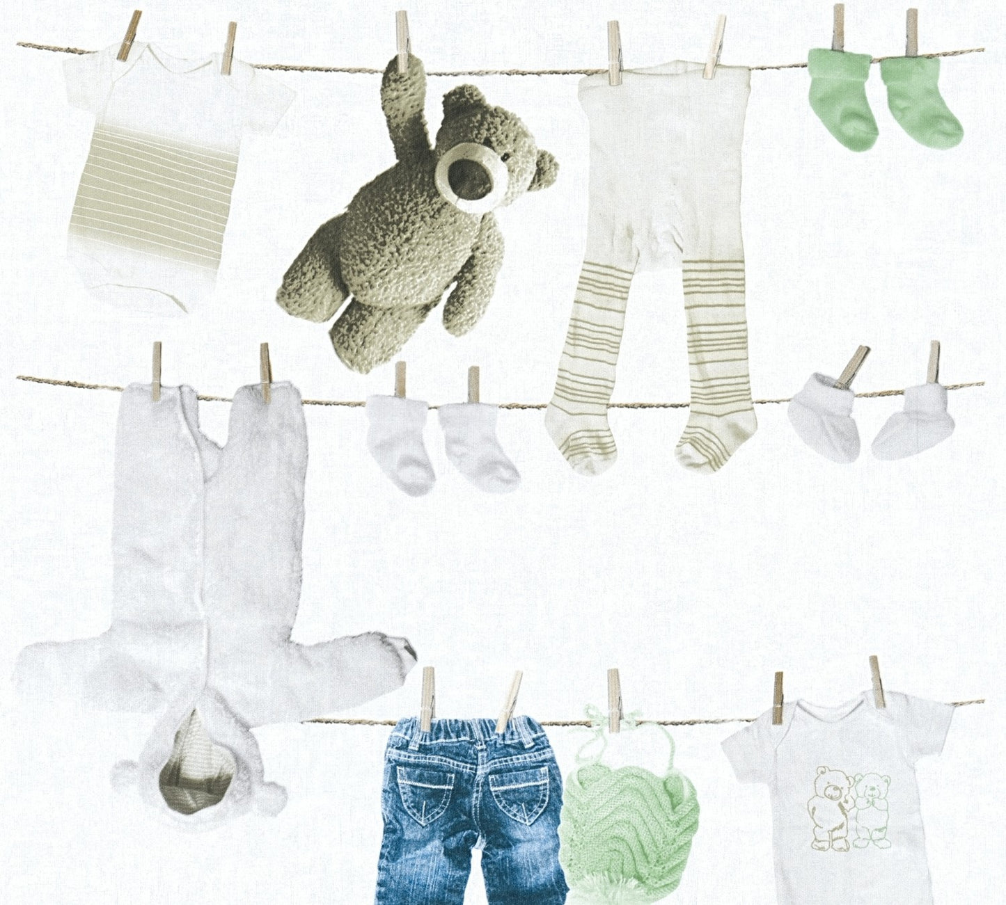 Kinderzimmertapete Grün Vliestapete 358442 Wandtapete A.S. Création Tapete