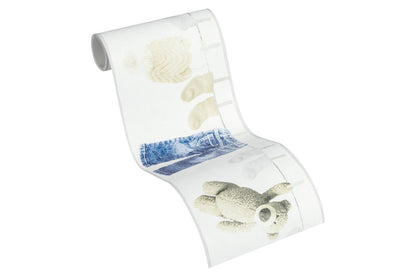 Bordüre Kinderzimmer Tapete Blau Vlies 358461 Wandtapete A.S. Création Tapete