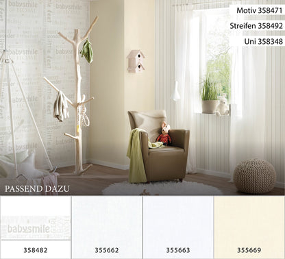 Kinderzimmertapete Creme Vliestapete 358471 Wandtapete A.S. Création Tapete