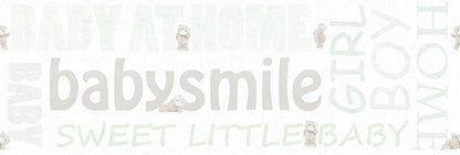 Bordüre Kinderzimmer Tapete Grün Vlies Borte 358481 Wandtapete A.S. Création