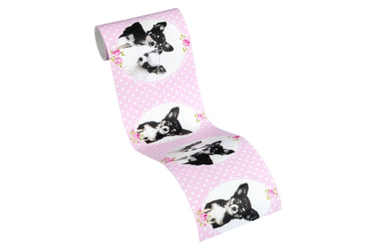 Bordüre 35850-2 Little Stars rosa Chiwawa Tapeten Tiere Rosa Vlies Borte Hunde