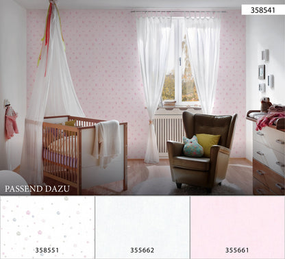 Kinderzimmertapete Rosa Vliestapete 358541 Wandtapete A.S. Création Tapete