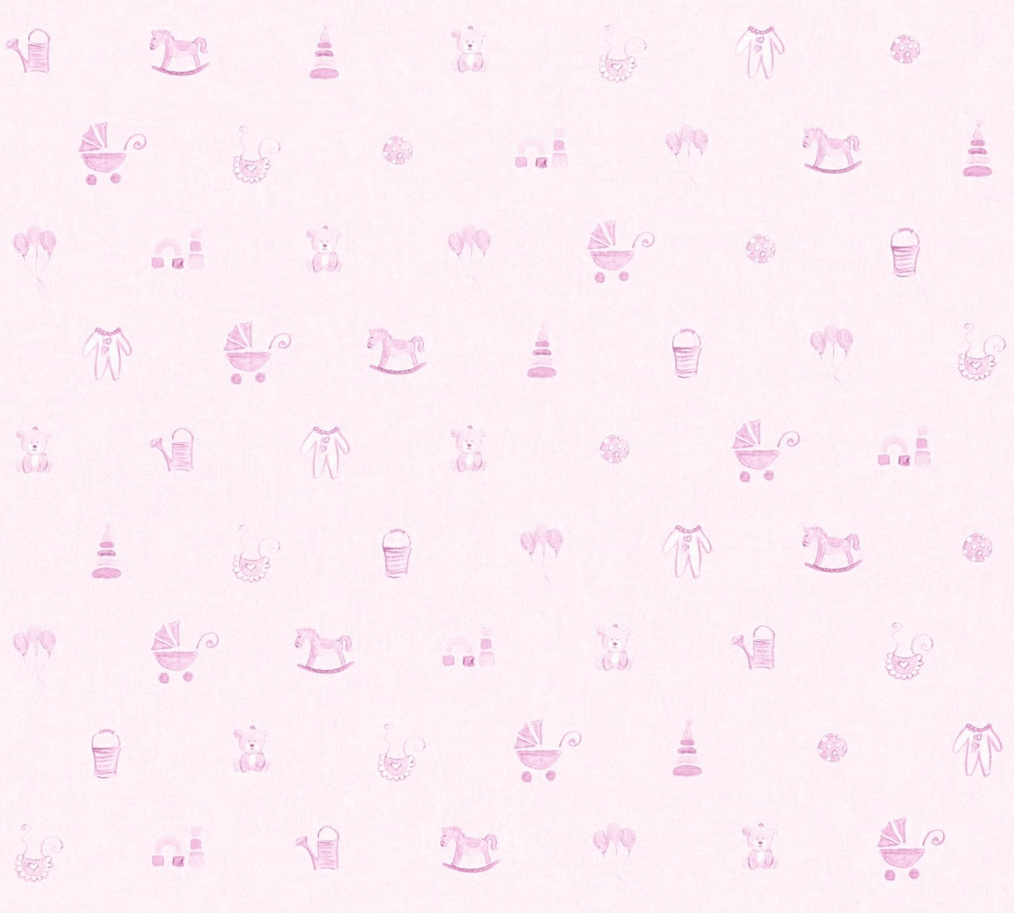 Kinderzimmertapete Rosa Vliestapete 358541 Wandtapete A.S. Création Tapete