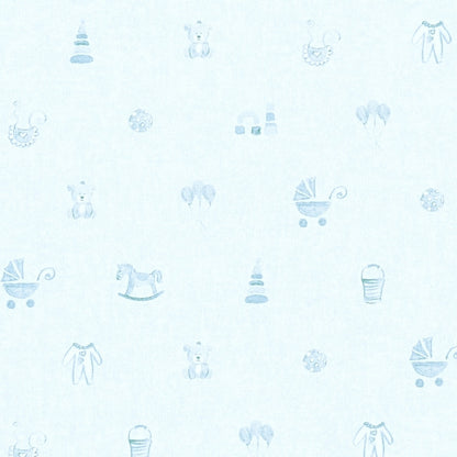 Kinderzimmertapete Blau Vliestapete 358542 Wandtapete A.S. Création Tapete