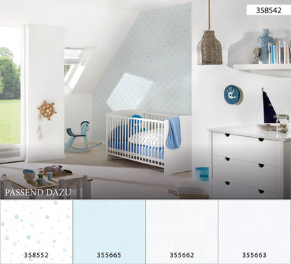 Kinderzimmertapete Blau Vliestapete 358542 Wandtapete A.S. Création Tapete