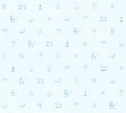 Kinderzimmertapete Blau Vliestapete 358542 Wandtapete A.S. Création Tapete