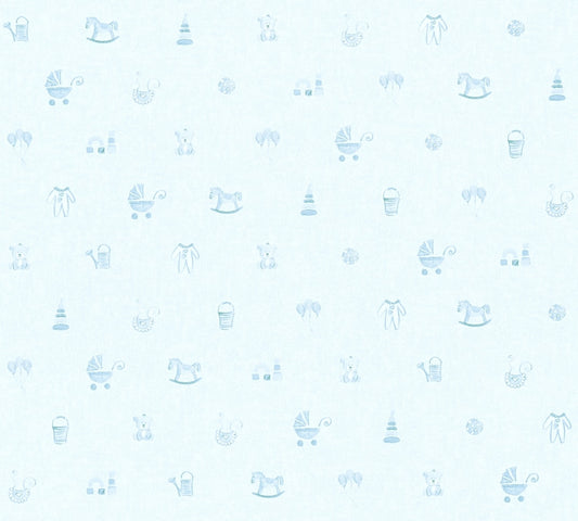 Kinderzimmertapete Blau Vliestapete 358542 Wandtapete A.S. Création Tapete