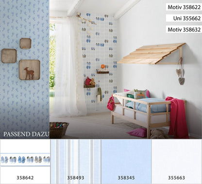 Kinderzimmertapete Blau Vliestapete 358632 Wandtapete A.S. Création Tapete