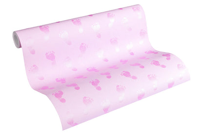 Kinderzimmertapete Rosa Vliestapete 358633 Wandtapete A.S. Création Tapete