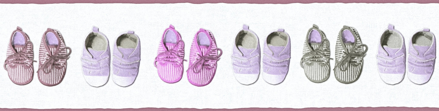 Bordüre Kinderzimmer Tapete Rosa Vlies Borte 358641 Wandtapete A.S. Création