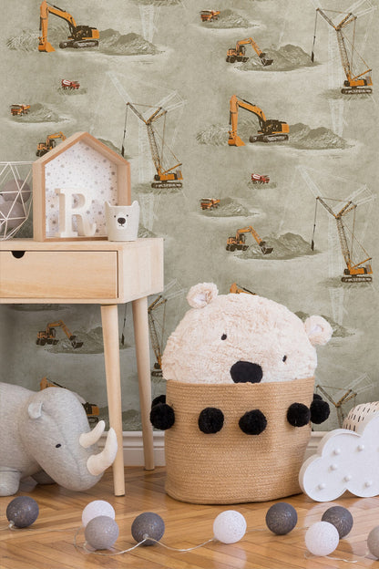 Kinderzimmertapete Orange Vliestapete 358701 Wandtapete A.S. Création Tapete