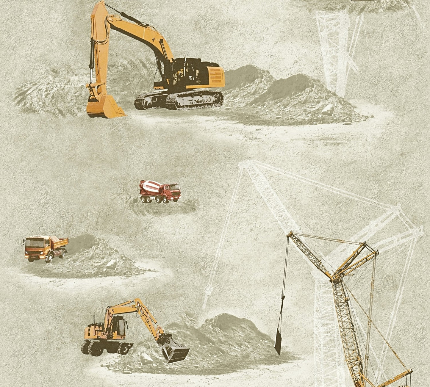 Kinderzimmertapete Orange Vliestapete 358701 Wandtapete A.S. Création Tapete