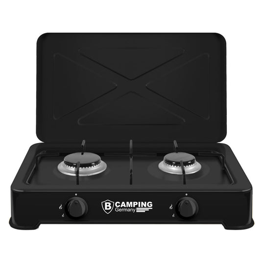 Duo Gaskocher Set 2-fach Campingkocher Camping Herd Gasherd Kochfeld Kocher Herd