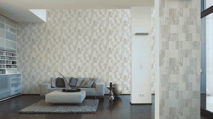 A.S. Création Ausgefallene Tapete Creme 360022 Tapete Titanium 2 Wandtapete