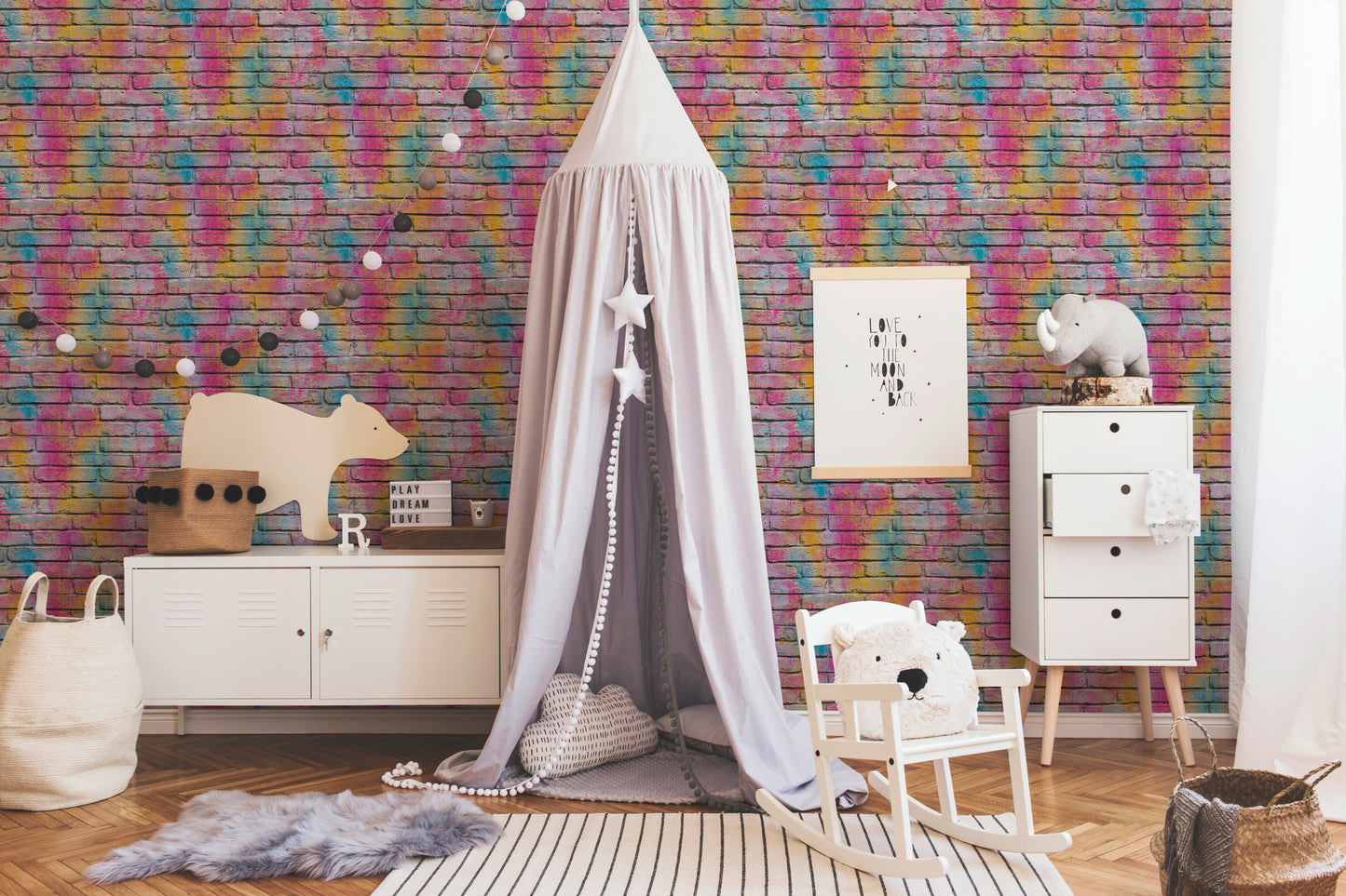 A.S. Création Steintapete Bunt Vliestapete 361001 Wandtapete