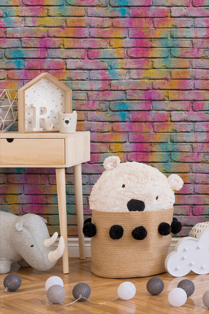 A.S. Création Steintapete Bunt Vliestapete 361001 Wandtapete