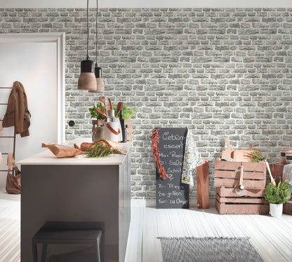 Steintapete Beige Vliestapete 361402 Wandtapete A.S. Création Tapete