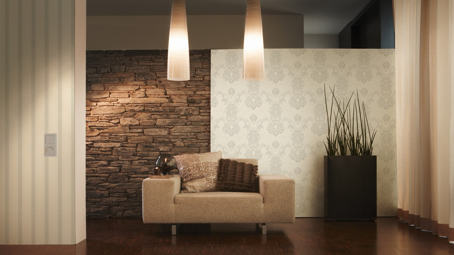 Barocktapete Weiß Vliestapete 361661 Wandtapete A.S. Création Tapete