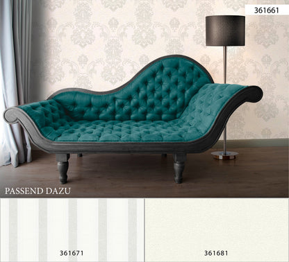 Barocktapete Weiß Vliestapete 361661 Wandtapete A.S. Création Tapete