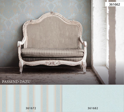 Barocktapete Blau Vliestapete 361662 Wandtapete A.S. Création Tapete