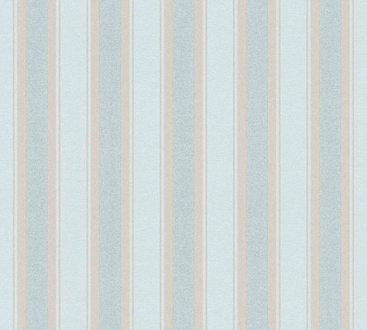 Streifentapete Blau Vliestapete 361672 Wandtapete A.S. Création Tapete