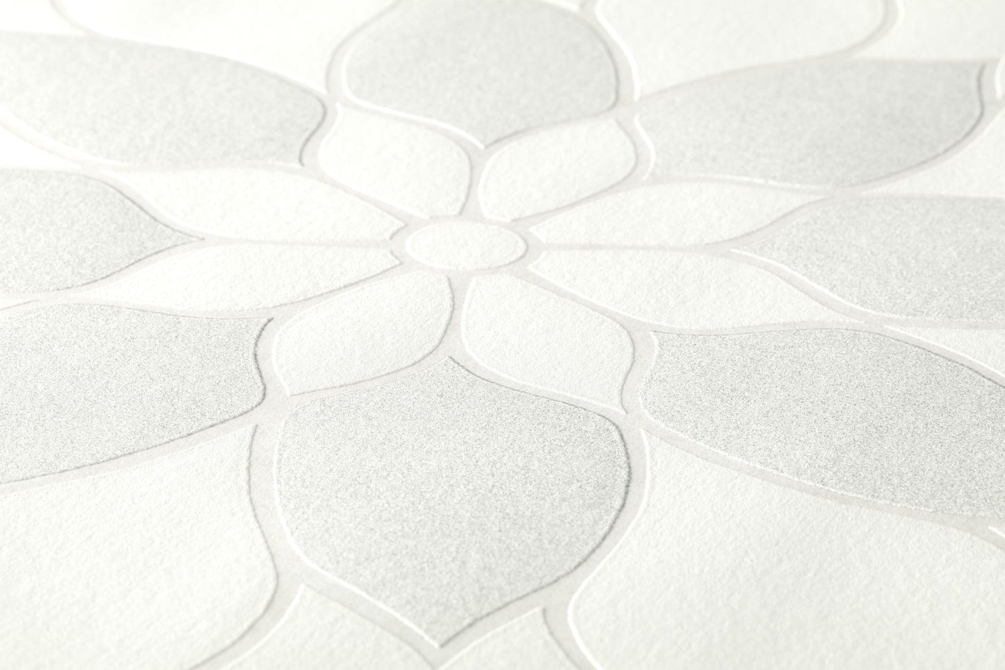 Blumentapete Weiß Vliestapete 361707 Wandtapete A.S. Création Tapete