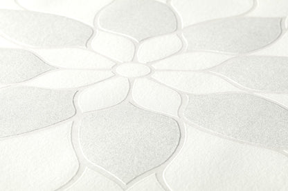 Blumentapete Weiß Vliestapete 361707 Wandtapete A.S. Création Tapete