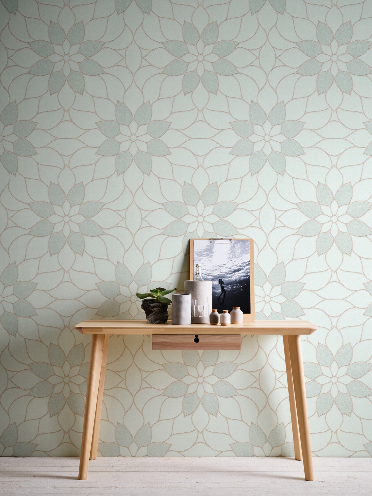 Blumentapete Grün Vliestapete 361714 Wandtapete A.S. Création Tapete