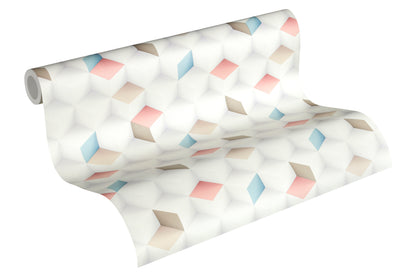A.S. Création Geometrische Tapete Rosa Vliestapete 361852 Wandtapete