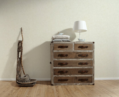 A.S. Création Unitapete Creme Vliestapete 362072 Wandtapete