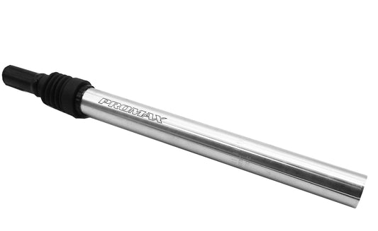 Promax Fahrrad Sattelstütze gefederte Kerzensattelstütze Alu Silber Ø27,2 - 31,8