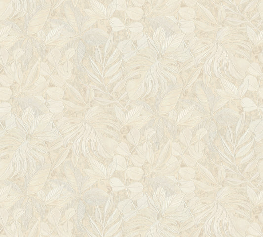 A.S. Création Blumentapete Beige Papiertapete 363244 Wandtapete Tapete